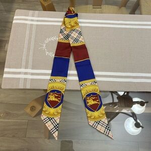 Burberry Multicolor Silk Scarf